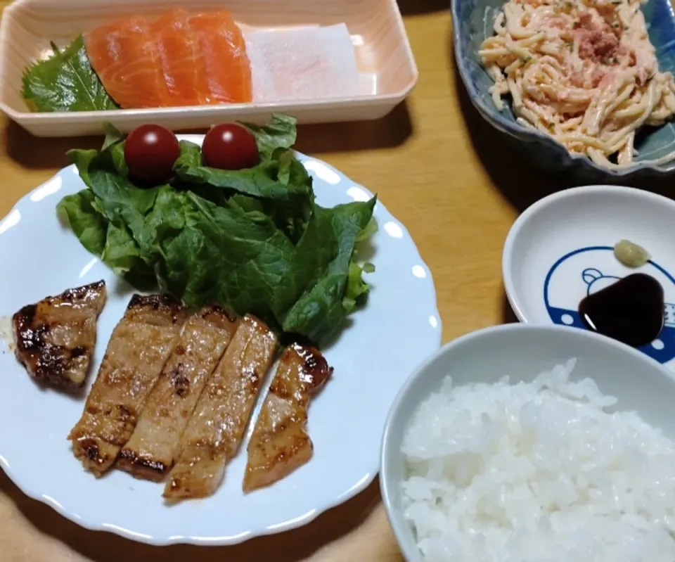 Snapdishの料理写真:晩ごはん|しまだ ちえこさん