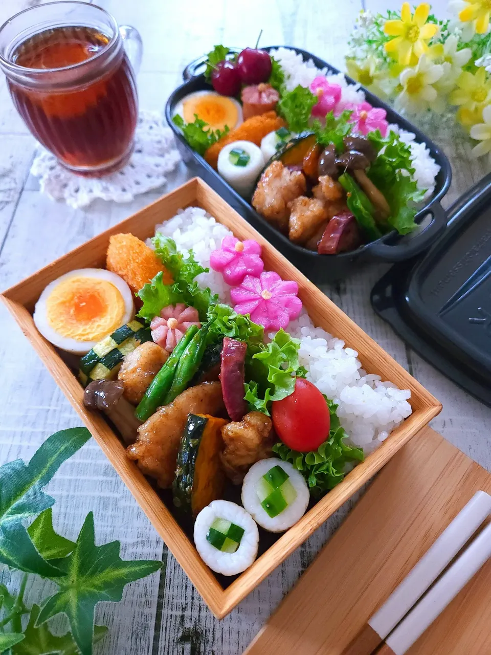 ささみと野菜の甘酢炒め弁当|sugar beansさん