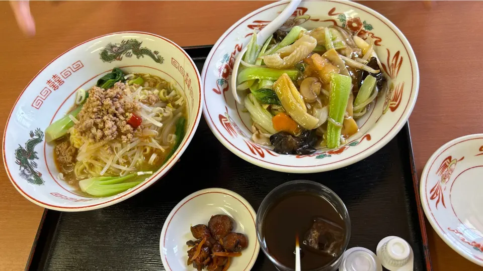 海香館さんの冷やしラーメン➕中華飯ランチセット|Morito Kamiyaさん