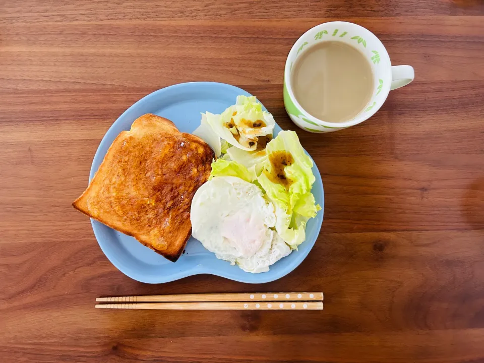 朝ごはんプレート🍞|ねねみんとさん