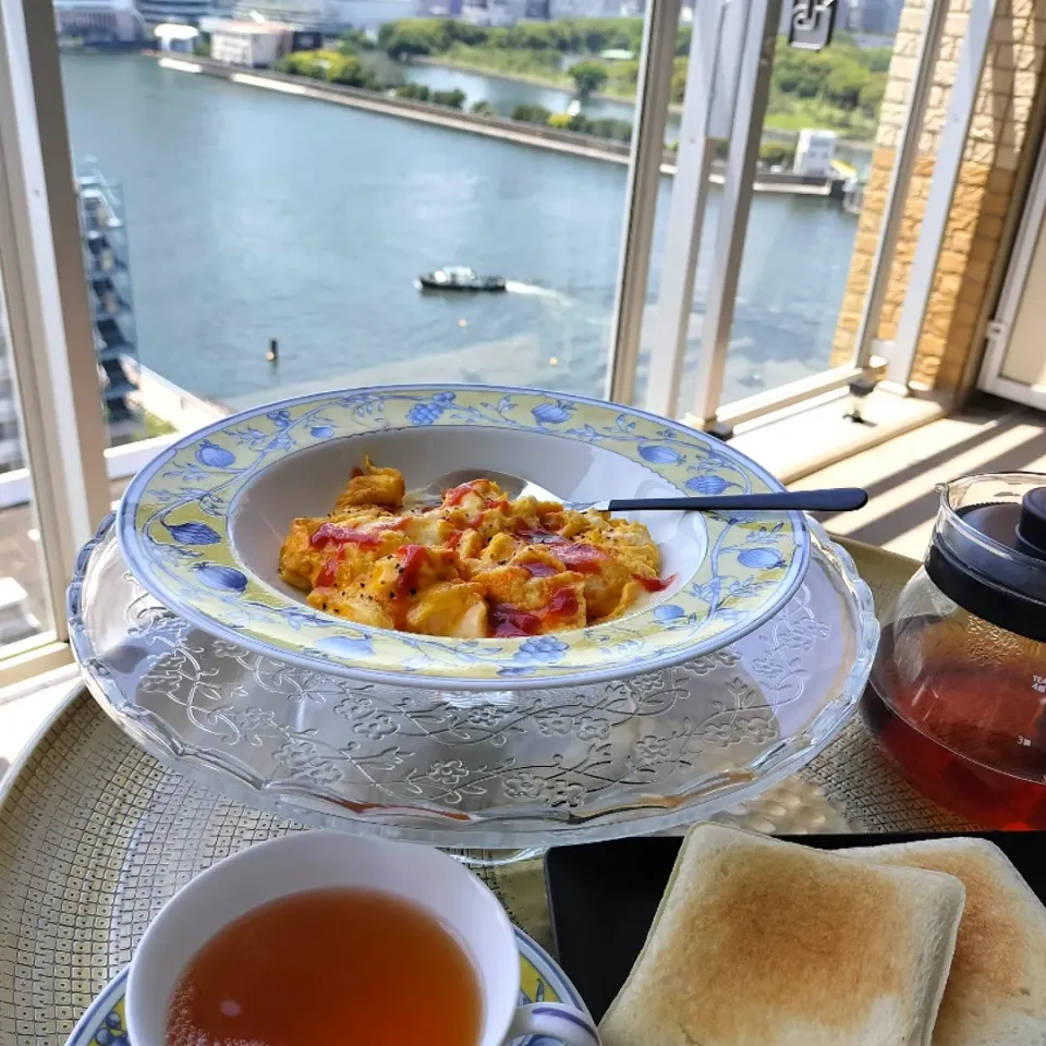 ベランダランチ|つるぎだけさん