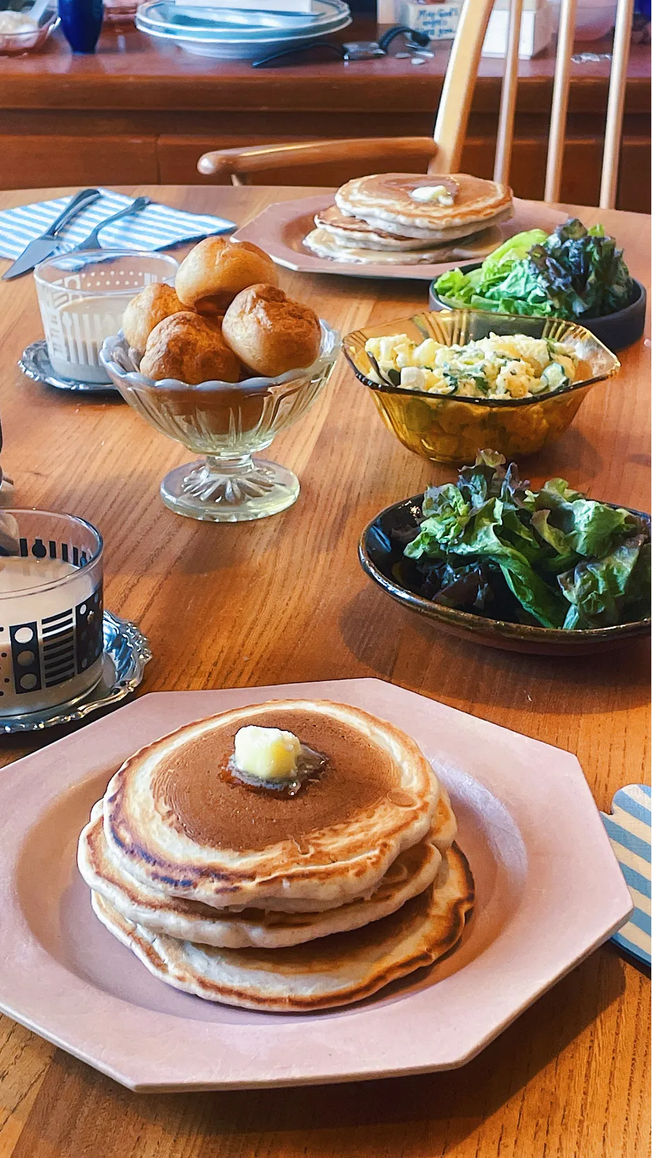 Snapdishの料理写真:パンケーキブランチ🥞|マアコさん