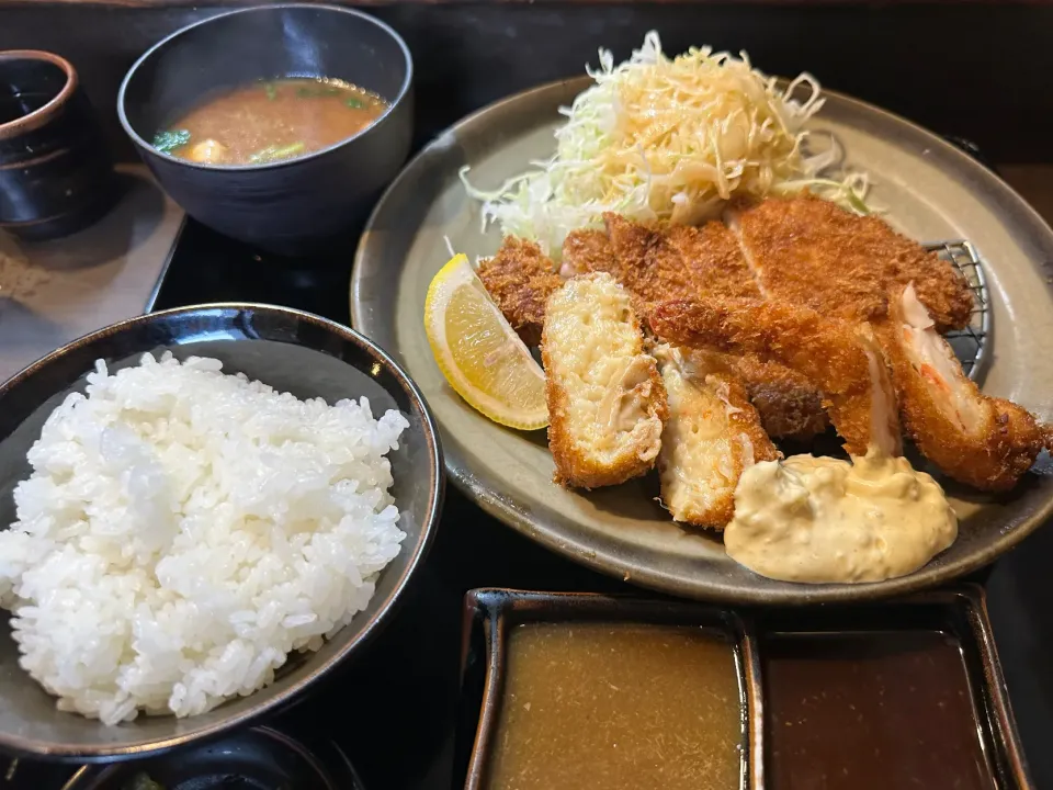 ロースミックス定食🐽🍤🦀|buhizouさん