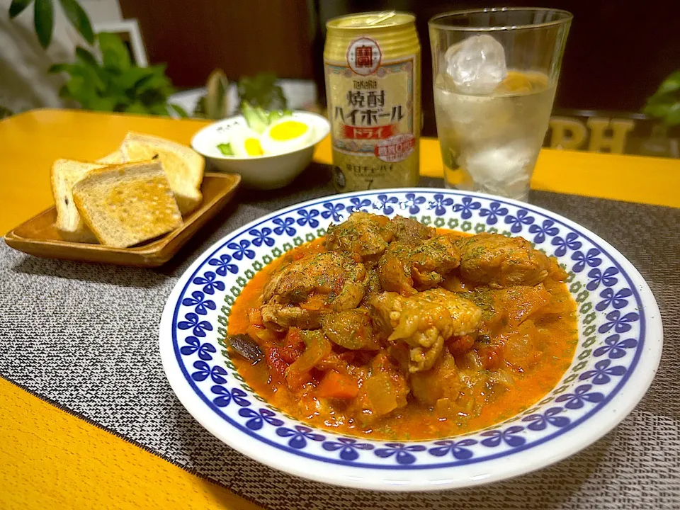 たっぷり野菜と鶏肉のトマトクリーム煮|みっきーさん