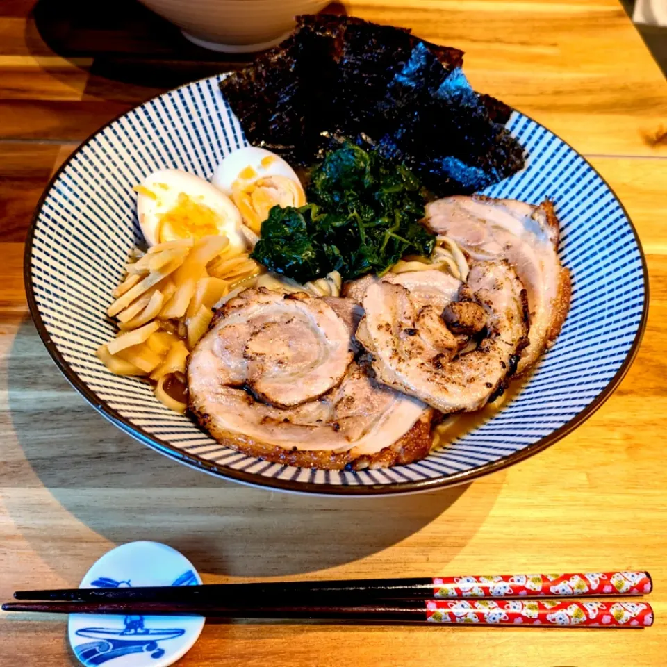 おうち背脂風醤油ラーメン🍜|Topiさん