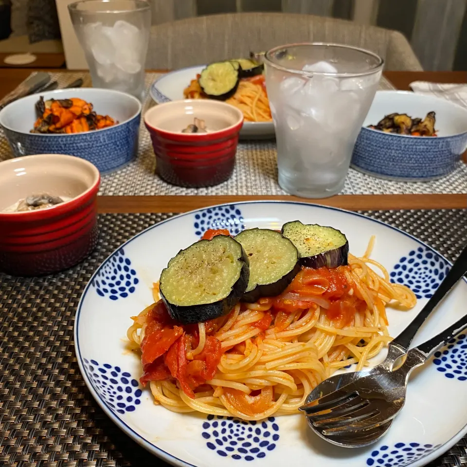 トマトソースと茄子のパスタ|麻紀子さん