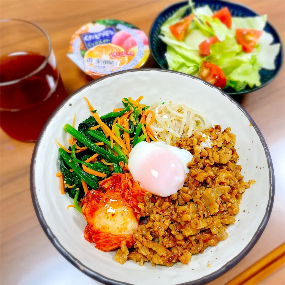 Snapdishの料理写真:ビビンバ丼|teritamagoさん