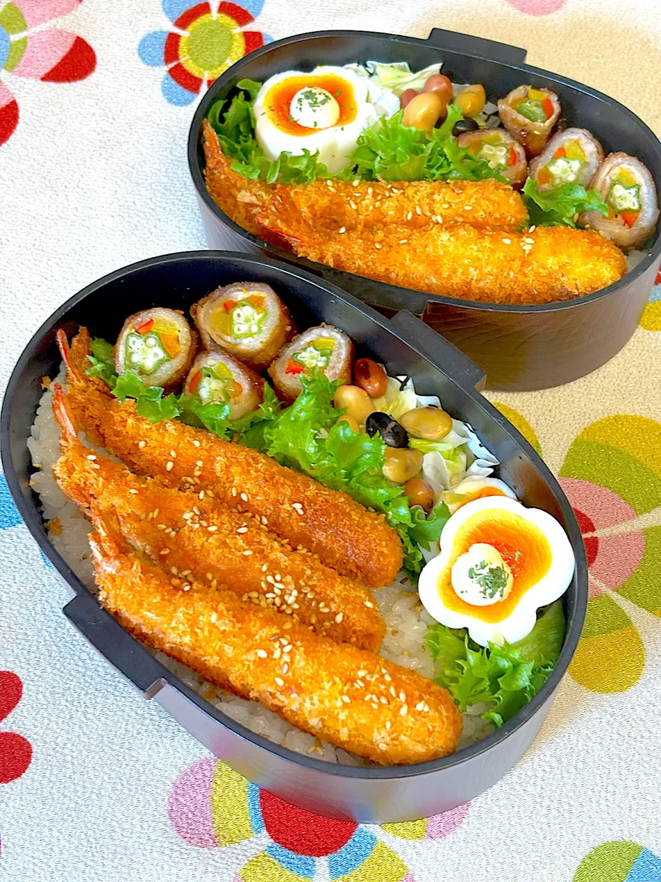 エビフライ弁当🍤|Chiharϋnさん