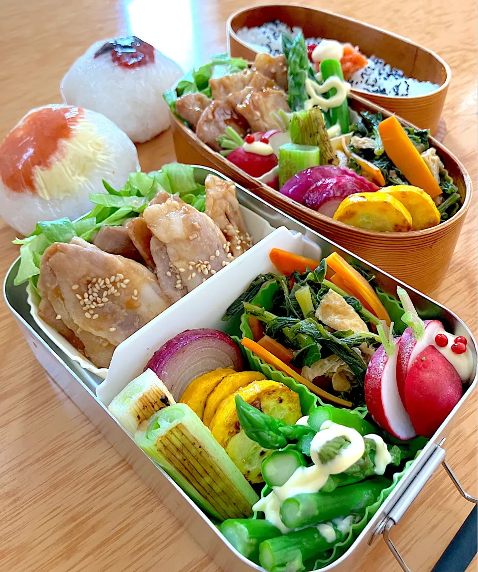 家族お弁当🍱୧⃛(๑⃙⃘◡̈︎๑⃙⃘)୨⃛❤️|ふみぃさん