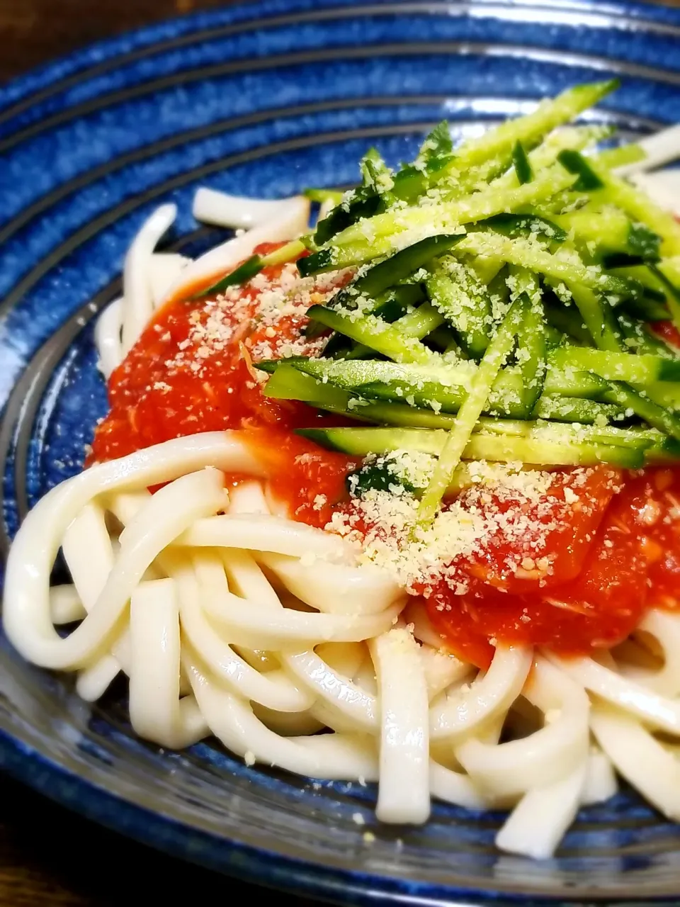 トマト缶deガスパチョ風うどん|ぱんだのままんさん