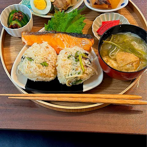 「四ツ星レンジ」を使ってみたSnapdishの料理・レシピ写真:今日の朝ごはん