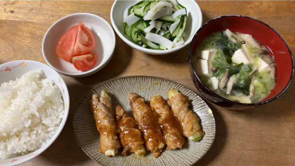 Snapdishの料理写真:豚肉のねぎまき|はるははさん