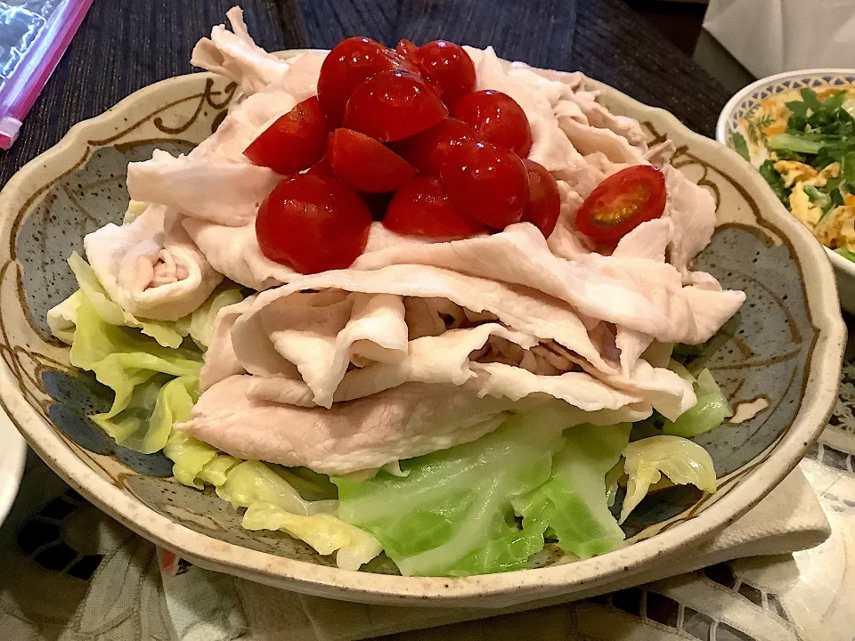 豚肉の冷しゃぶ😋|アライさんさん