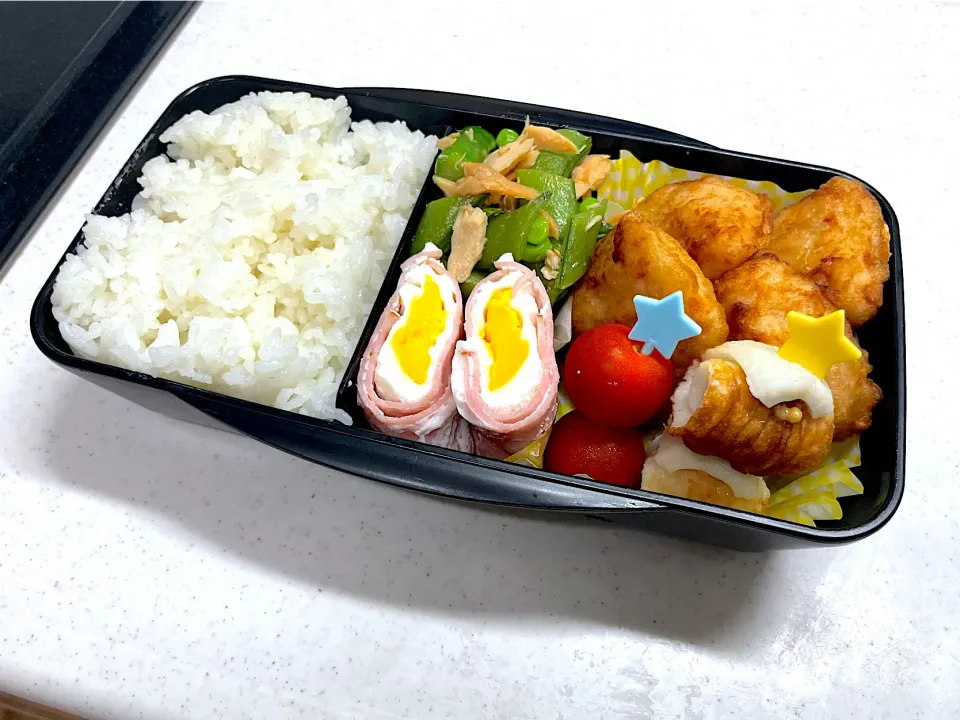 Snapdishの料理写真:6/12 旦那弁当⁂唐揚げ弁当|ゆさん