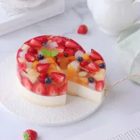 フルーツゼリーケーキ🍒