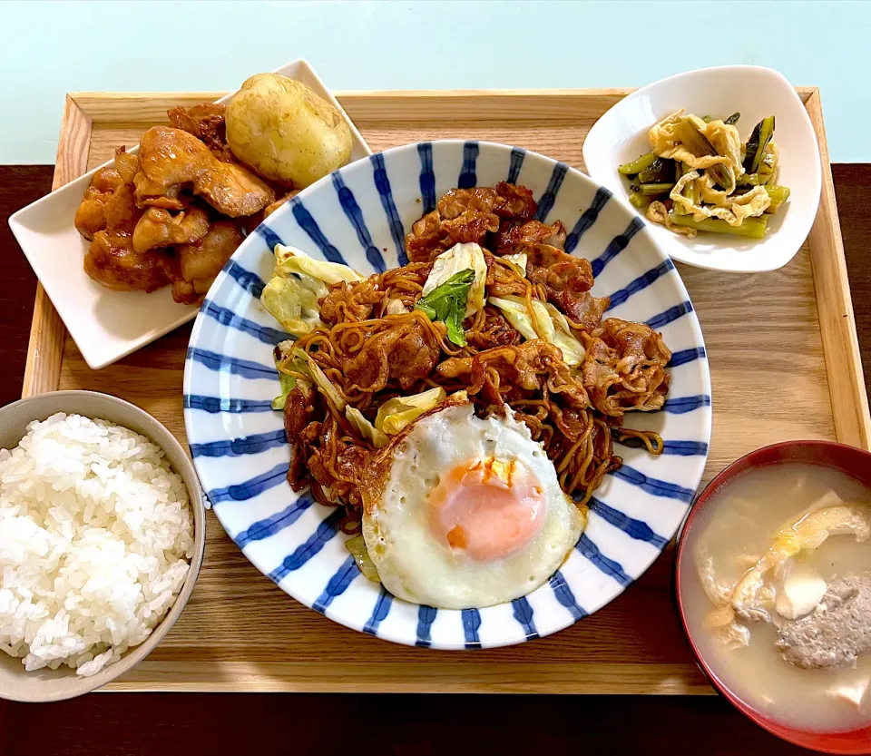 2024／6／12 息子飯　焼きそば|あささん