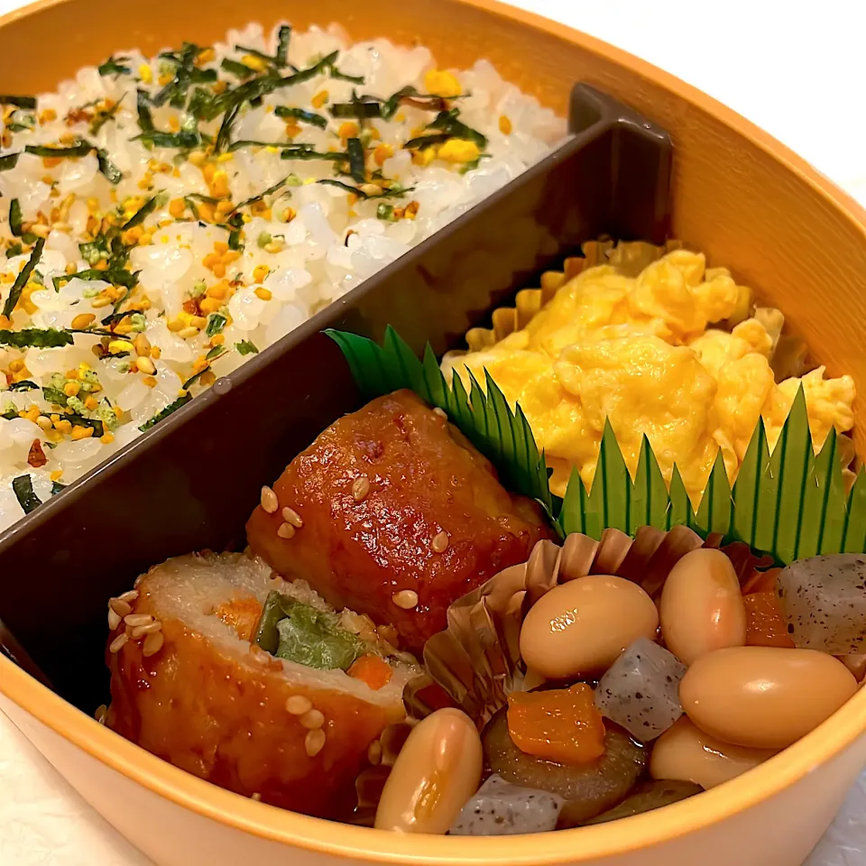 #198 野菜のつくね巻き弁当|namiさん