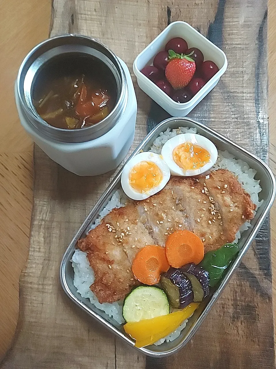 カツカレー弁当|nahoさん