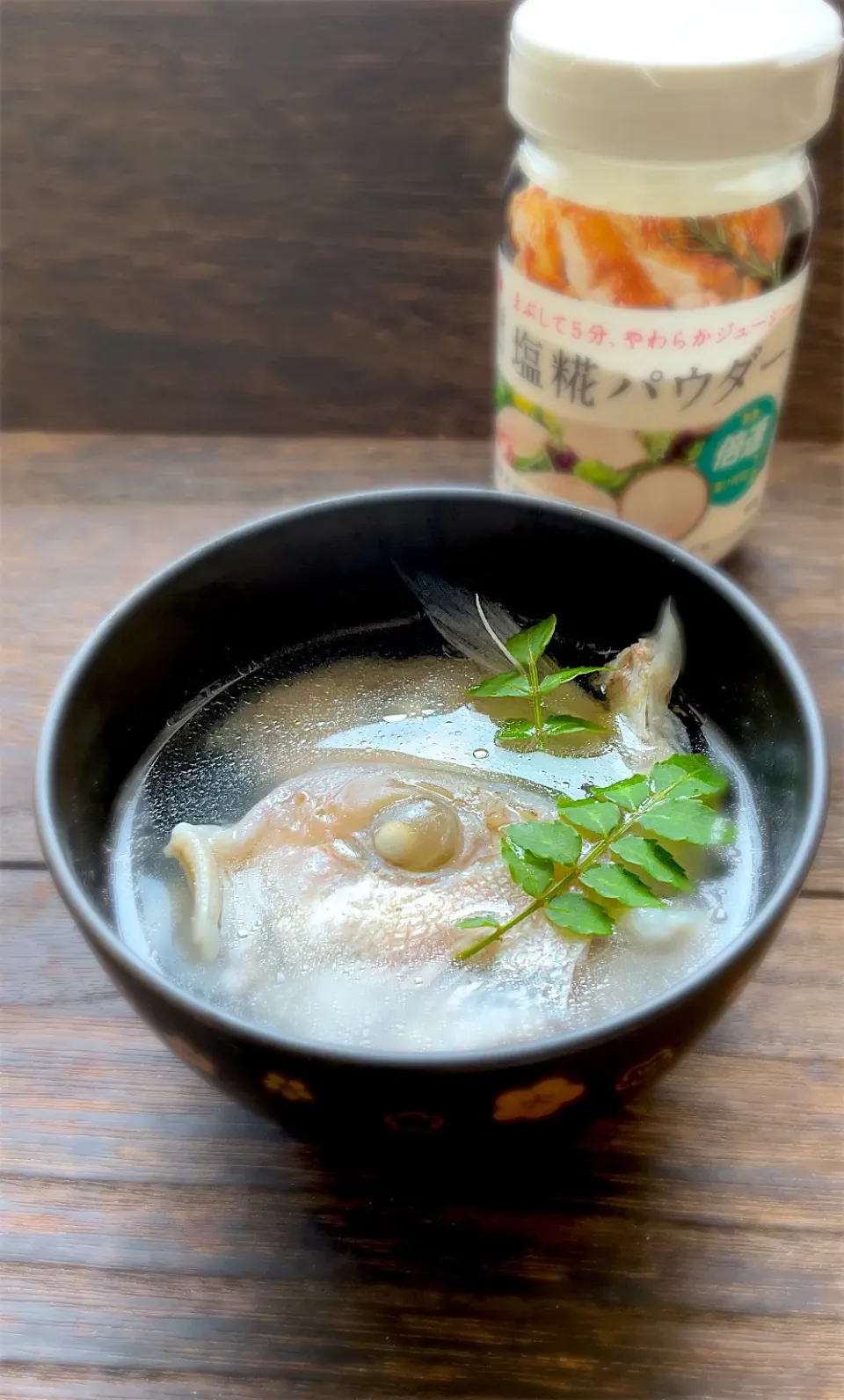 釣り魚🎣塩糀パウダーと煎り酒で白甘鯛の潮汁|9421beruさん