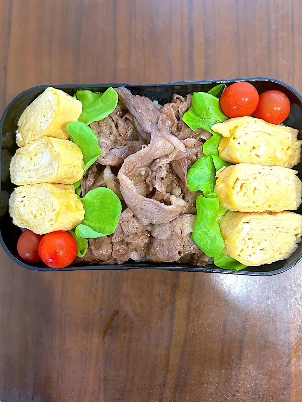 焼き肉お弁当　デザートはオレンジ🍊|immayuyuさん