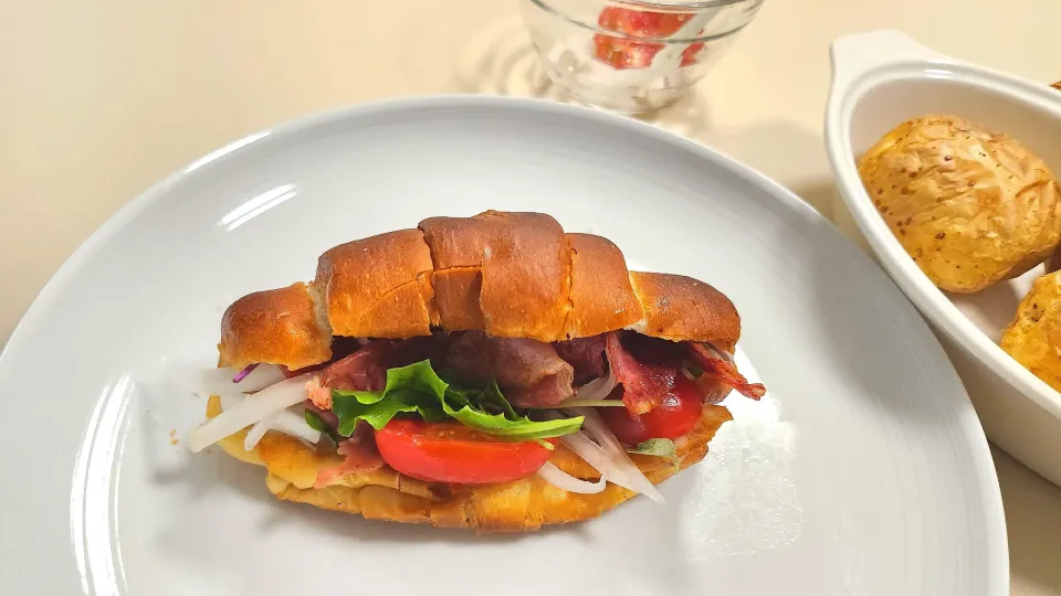 Nina's dish Salt butter bread sandwich|Ninaさん