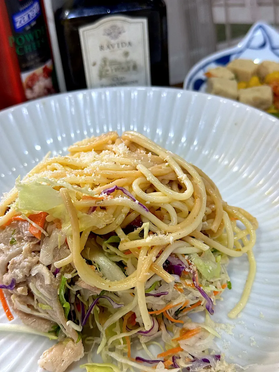 Snapdishの料理写真:冷やしジャブしゃぶパスタ🍝|🐧ペンギン2さん