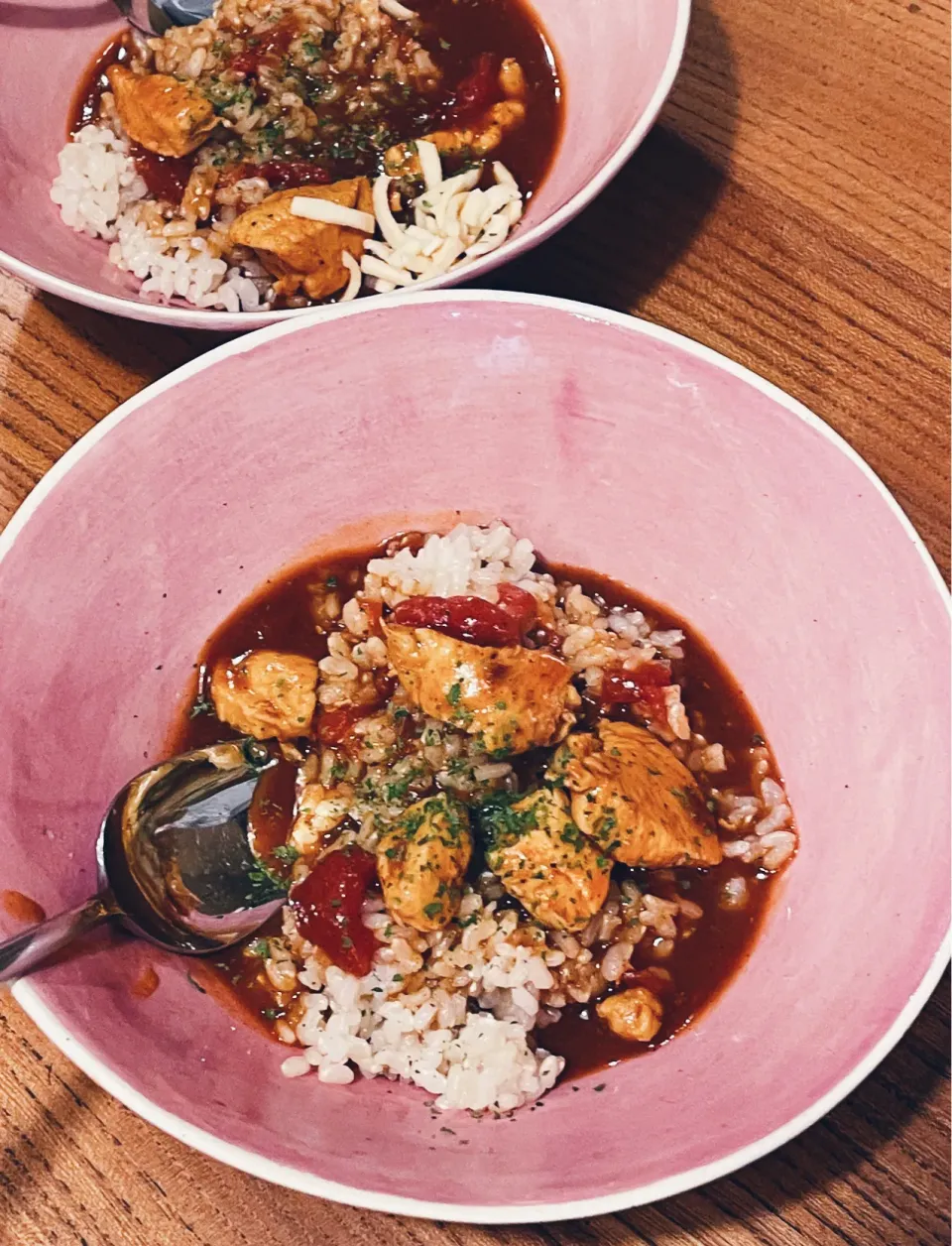 トマトチキンカレー🍅🍛🍗|マアコさん