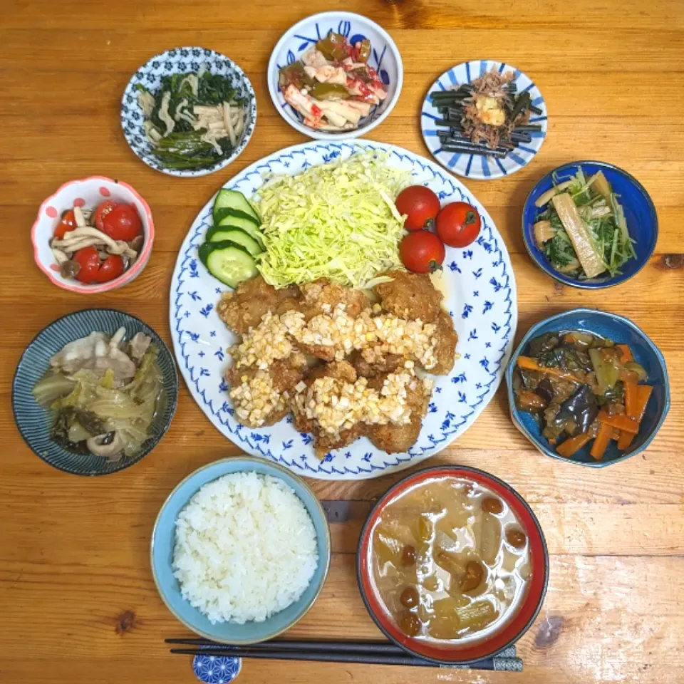 晩ごはん🥢油淋鶏|まゆめろさん