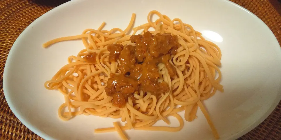 大豆麺で肉味噌パスタ|いろどり☆さん