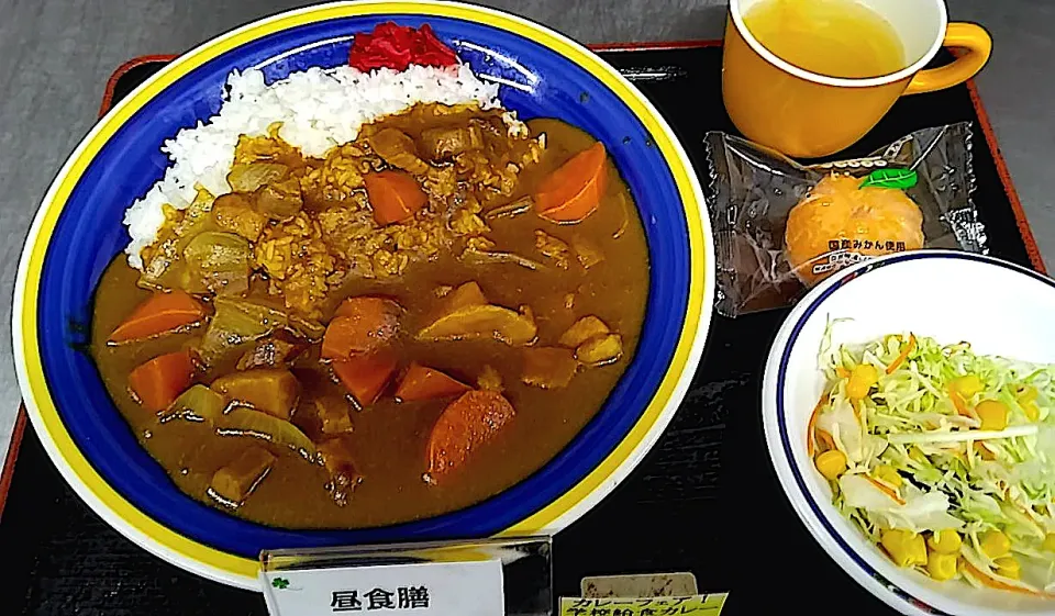 札幌市白石区役所食堂カレーフェア③学校給食カレーセット（小麦粉カレー）冷凍みかん付き|nyama1さん