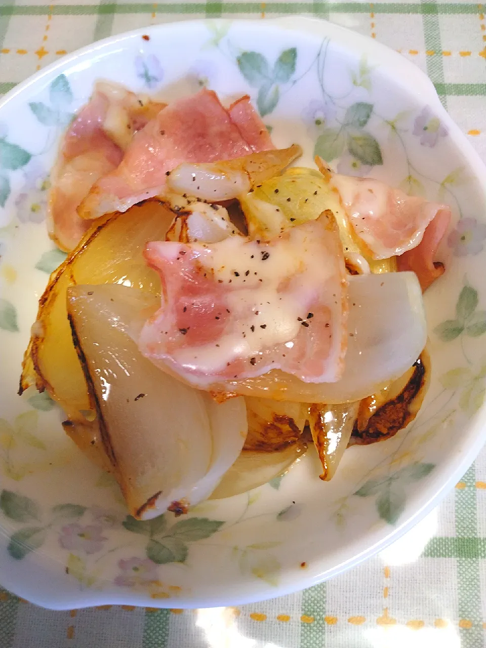 新玉ねぎの蒸し焼き|のばーきさん