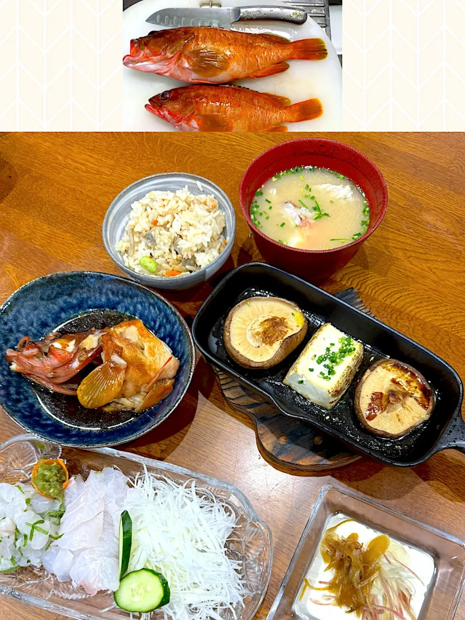 Snapdishの料理写真:山陰日帰り出張土産で 晩ご飯|sakuramochiさん