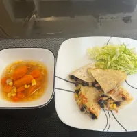 Quesadilla⭐️sweet potato soup|Lunaさん