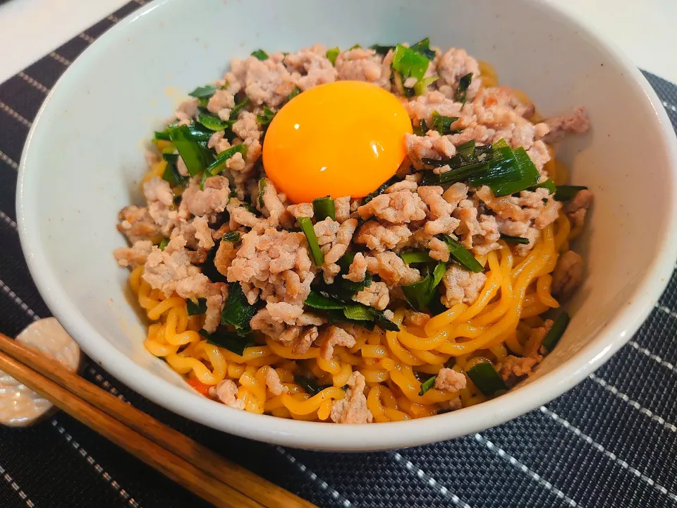 辛ラーメンで台湾混ぜそば風|naoさん