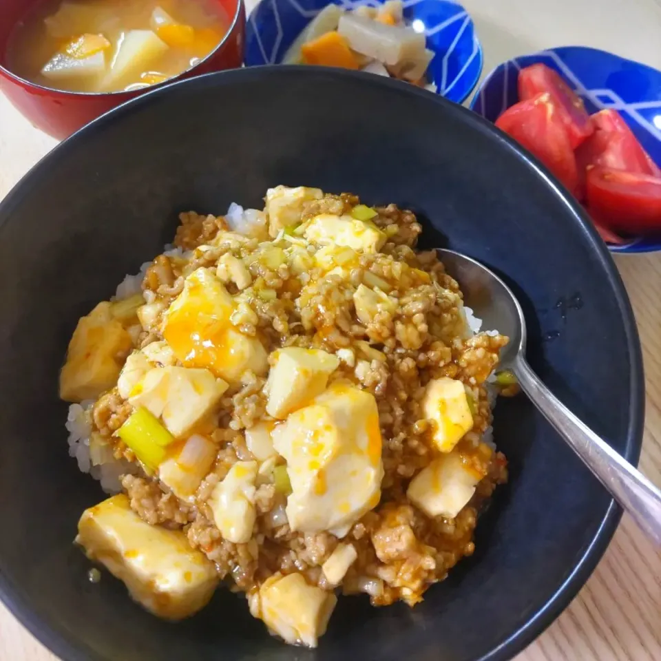 Snapdishの料理写真:マーボー丼|ちゃいさん