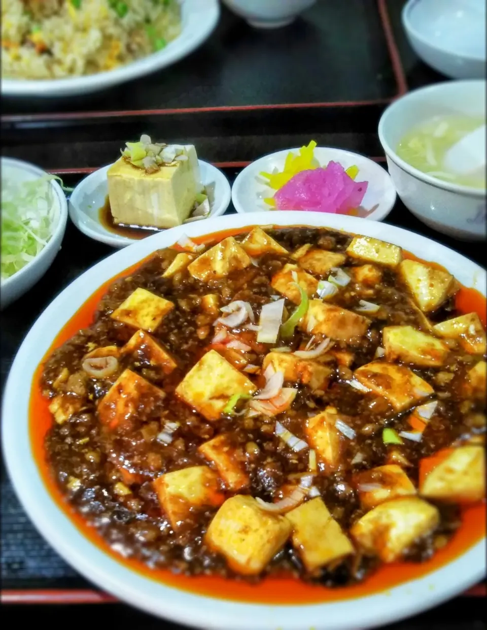 Snapdishの料理写真:麻婆豆腐定食@中華ゴロゴロ屋|のもさん(๑´ڡ`๑)さん