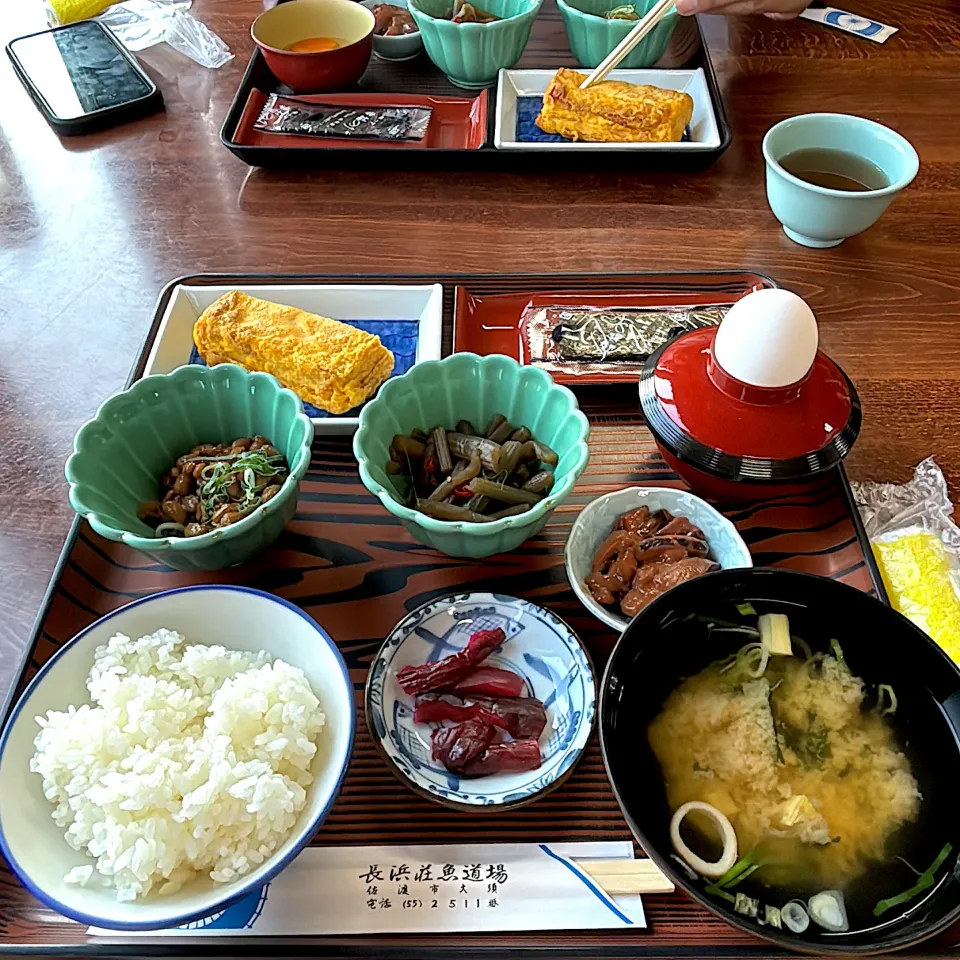 佐渡島　長浜荘　朝食|らんさん