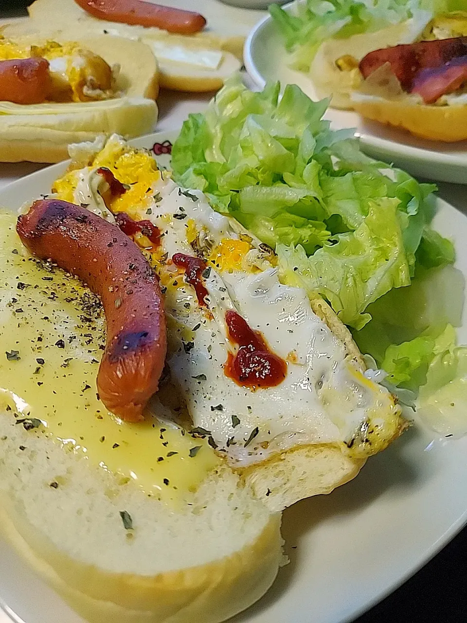 Snapdishの料理写真:朝ごはん☕😃|みどりさん