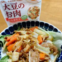 Snapdishの料理写真:大豆肉の八宝菜|Kinnyさん