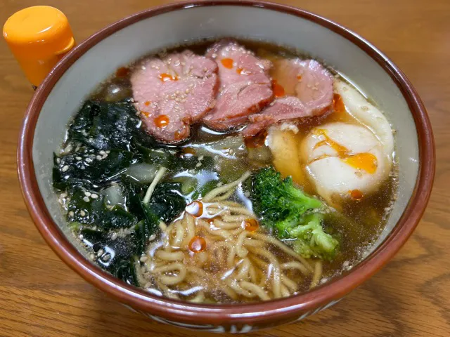 Snapdishの料理写真:マルちゃん正麺🍜、醤油味❗️(о´∀`о)✨|サソリさん