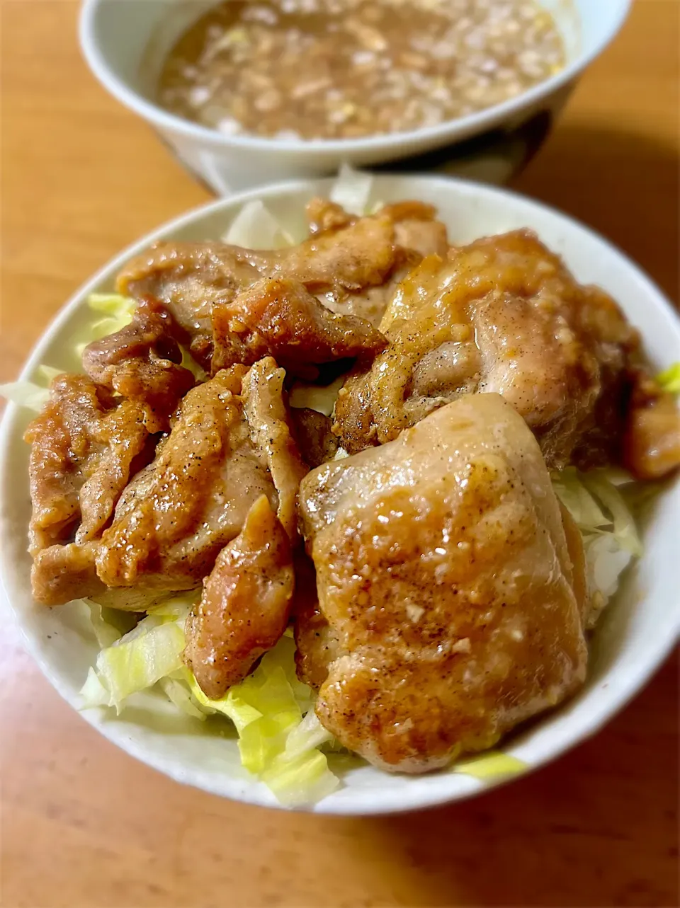 Snapdishの料理写真:台湾風チキンステーキ飯|deekay71さん