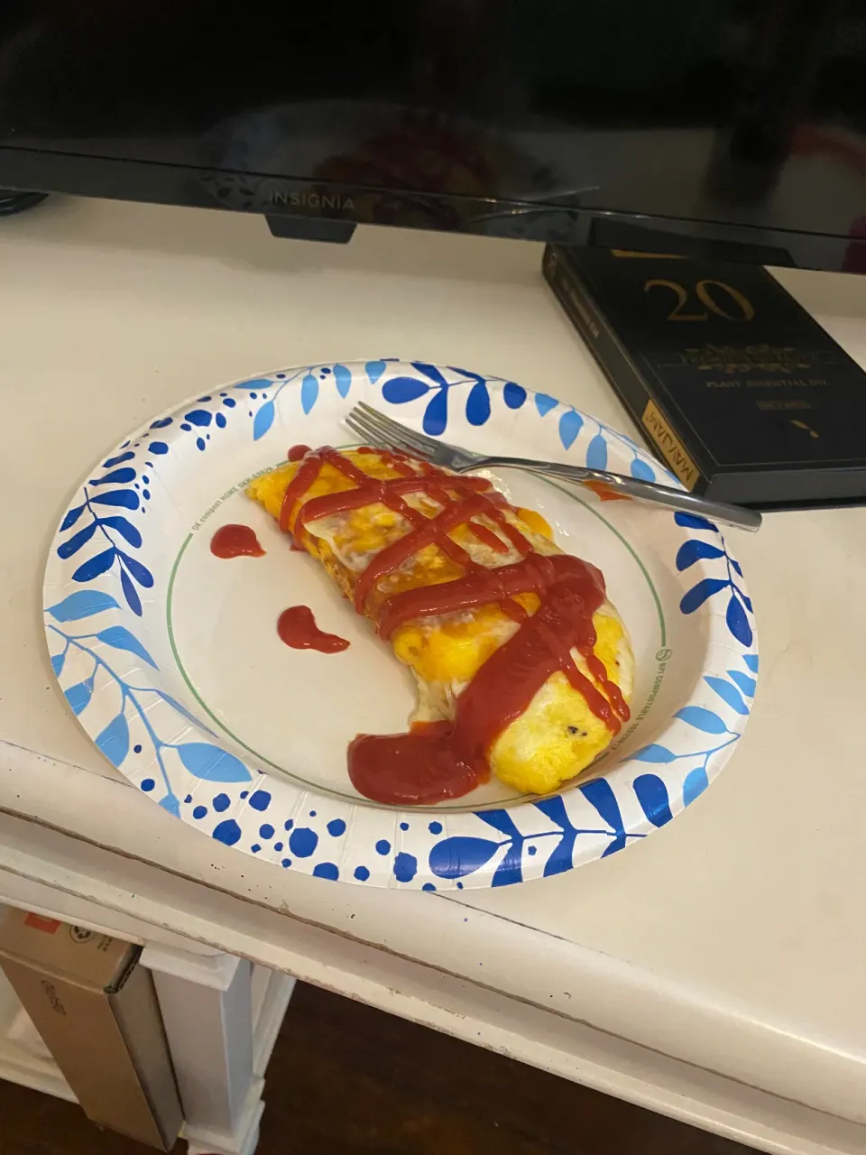 Snapdishの料理写真:Cheesy egg omelette|Beckaさん