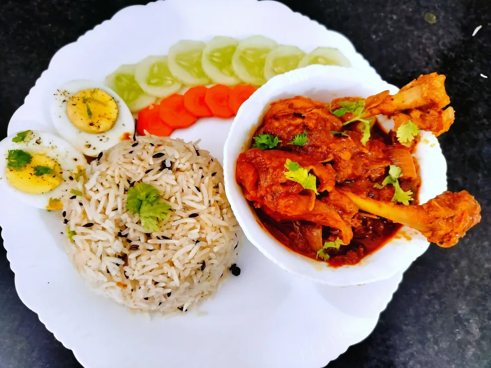 jeera rice and chicken handi 🍗🍲|Pratikhya Mohantyさん