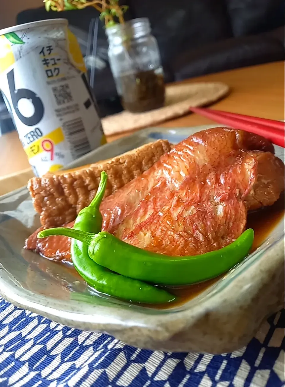 赤魚と厚揚げの煮付け|まりおさん