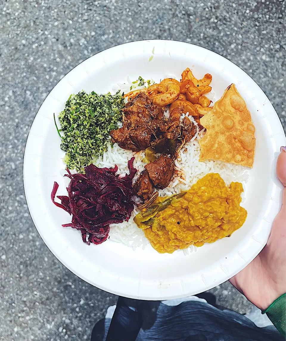 お祭で食べたスリランカカレー🇱🇰🍛|マアコさん