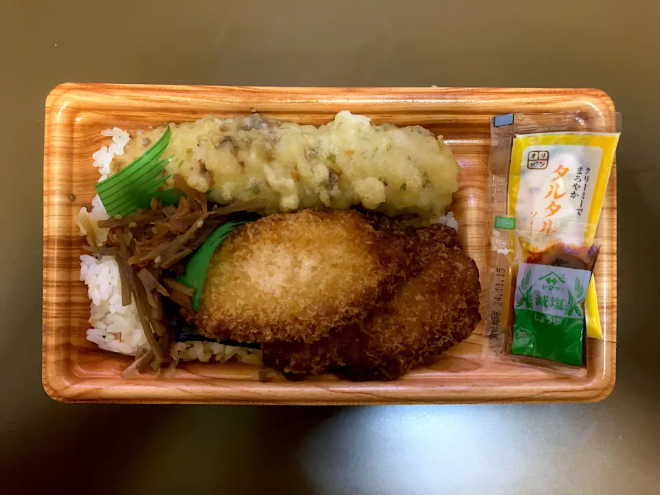 オリジン タルタルのり弁当|ばーさんさん