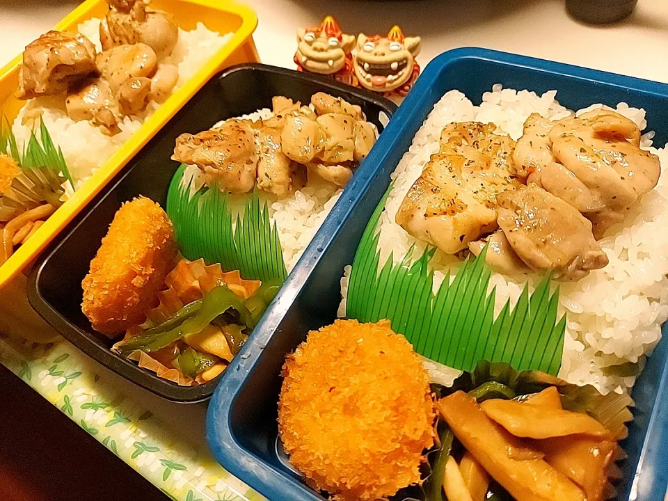 夫弁当､娘弁当､息子弁当|みどりさん