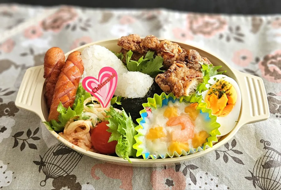 Snapdishの料理写真:高校生お弁当「6/17」|みゆりんさん