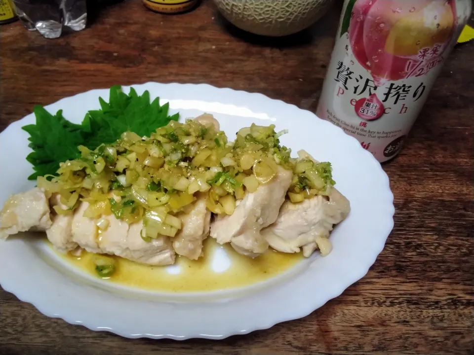 鶏むね肉のカレー風味タレがけ|にんにくと唐辛子が特に好き❤️(元シャリマー)さん