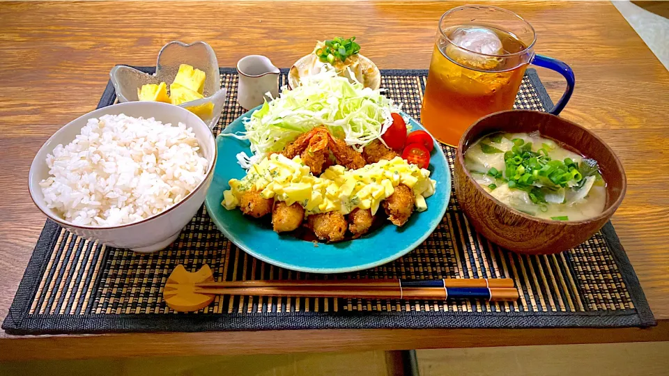 エビフライごはん|ヒヨリ飯さん